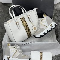 Дамска чанта портфейл и кецове Versace код 132, снимка 1 - Дамски ежедневни обувки - 34543200