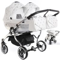 Бебешка количка Junama Glow Duo 2в1, 3в1 НОВА, снимка 3 - Детски колички - 42082035
