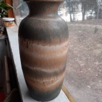 Страхотна голяма ваза немска керамика Scheurich Keramik, снимка 2 - Антикварни и старинни предмети - 39827228