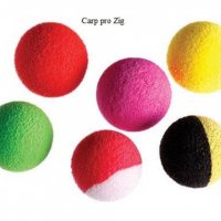 Изкуствени плаващи топчета за шаранджийски риболов - повдигач POP UP ZIG BAITS MIX COLOUR, снимка 1 - Такъми - 31158776