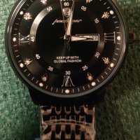 Нов ръчен часовник кварцов ден дата водоустойчив, снимка 6 - Мъжки - 44499373