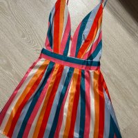 Цветна лятна дамска рокля с гол гръб, снимка 2 - Рокли - 42038930