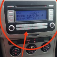 Радио cd i mp3 за vw Passat b6 , снимка 1 - MP3 и MP4 плеъри - 40711244