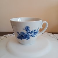 Чаши за кафе  синя роза
