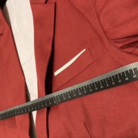 Червено елегантно мъжко сако, снимка 6 - Сака - 38245655