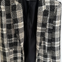 ZARA елегантно палто плетиво, снимка 2 - Палта, манта - 44527928