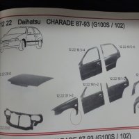 Греда средна челна за Daihatsu CHARADE  87-93 ( G100S/102), снимка 7 - Части - 33853597