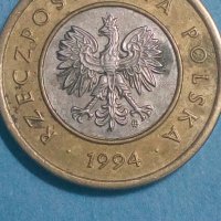 2 ZLOTY 1994 года Полша, снимка 2 - Нумизматика и бонистика - 44296876