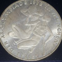 10 юбилейни немски сребърни марки 1972 , снимка 3 - Нумизматика и бонистика - 31774391