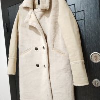 Ново  пухкаво палто в комплект с шапка , снимка 11 - Палта, манта - 38720916