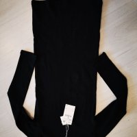 Черна рокля Зара Zara, снимка 8 - Рокли - 30977972