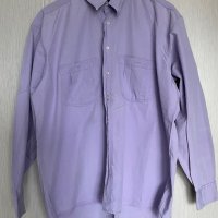 лилава мъжка риза, снимка 1 - Ризи - 28306032