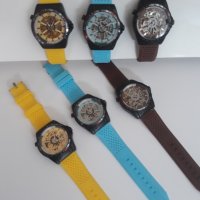 Механичен мъжки часовник ST. TROPEZ различни цветове 2 на цената на 1, снимка 1 - Мъжки - 29390156
