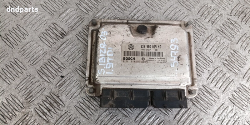 Компютър Seat Ibiza 1.9TDI 2003г. 038906019HT	, снимка 1