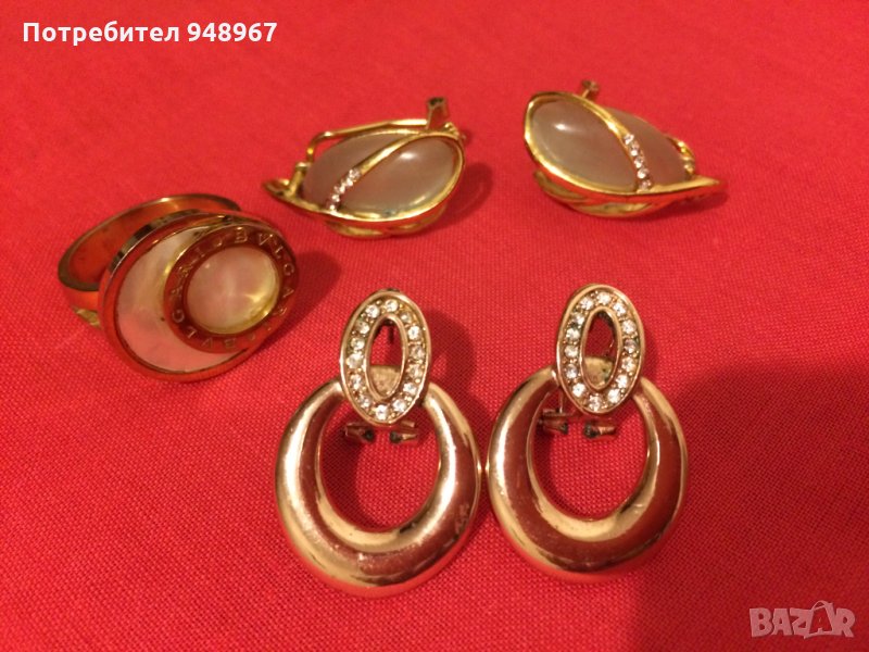 обеци с камъни, снимка 1