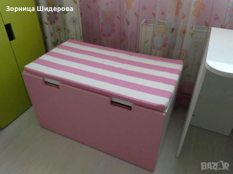 Пейка с ракла и възглавница Икеа Stuva, снимка 1