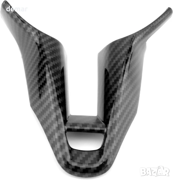 FUEISOF Долна тапицерия за волан с карбонов вид за Hyundai i20 N, Kona N, Elantra N 2021–2023, снимка 1