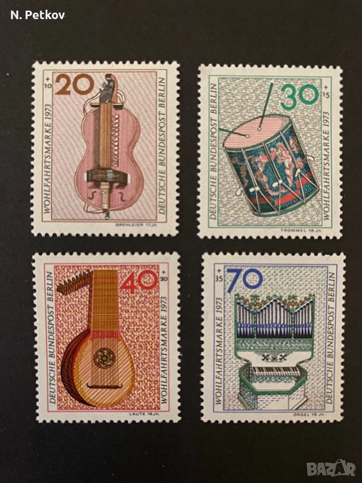 Германия, 1973 Музикални инструменти, снимка 1