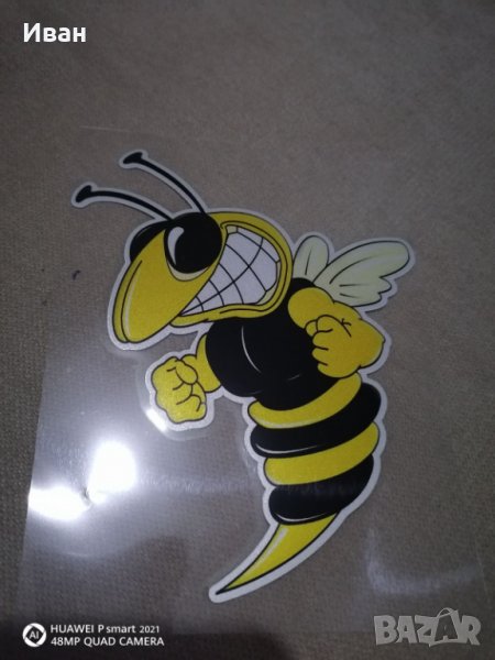 **ТОП** Забавен стикер лепенка пчела оса за кола автомобил джип мотор + подарък , снимка 1