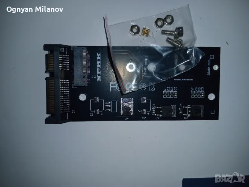 Конвертор на M.2 NGFF SSD в 2.5-инчов SATA , снимка 1