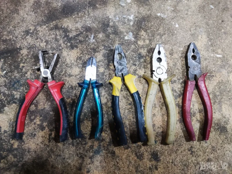 Клещи 5 броя, снимка 1