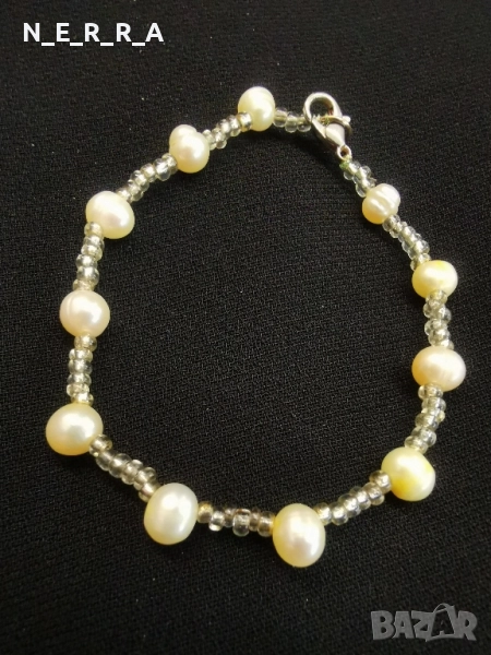 Гривна с естествени перли, снимка 1