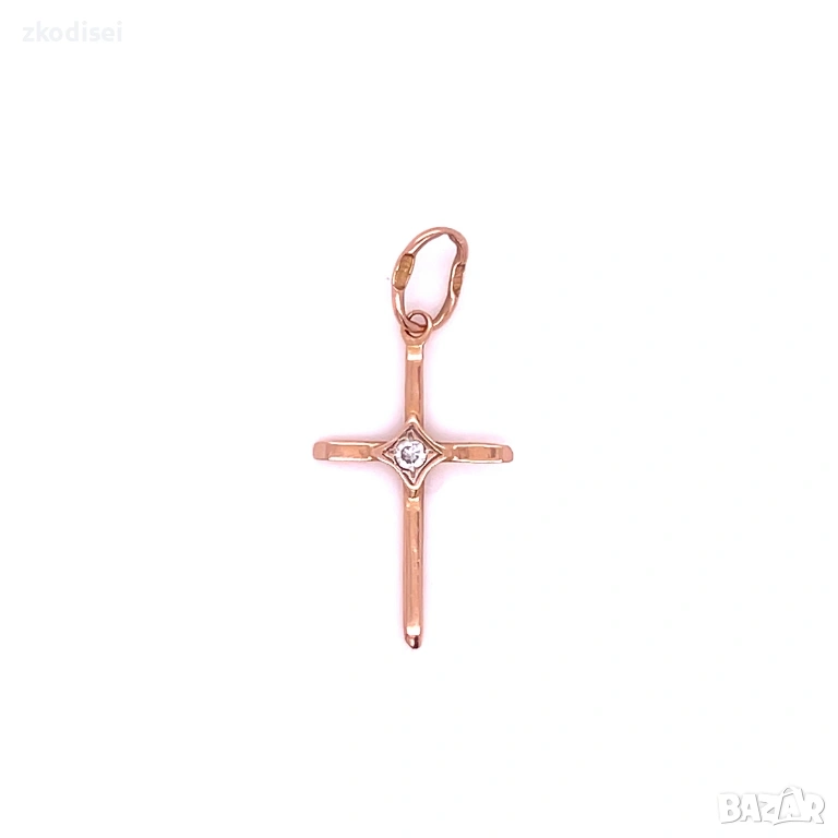 Златен медальон 0,54гр. 14кр. проба:585 модел:37085-3, снимка 1