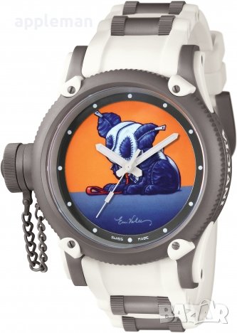 Часовник Invicta Men's 11153 Russian Diver Panda Suit Orange Artist Series Dial White Polyurethane W, снимка 1