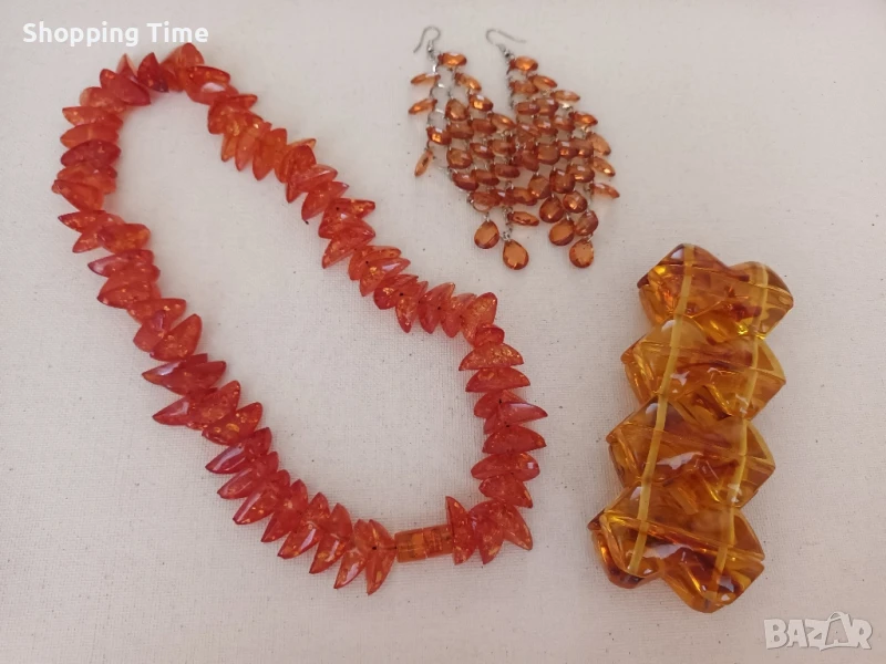 НОВ комплект колие, гривна и обеци, Спиди/лично предаване , снимка 1