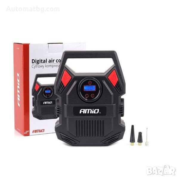 Авто компресор Automat, 12V, 10bar, 150PSI, Цифров, снимка 1