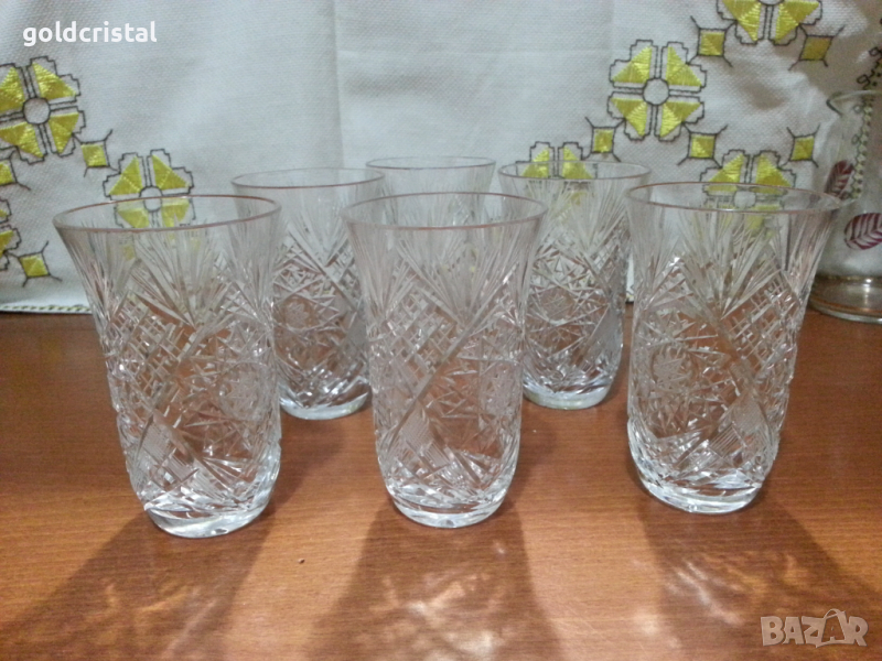 Кристални чаши за вода, снимка 1