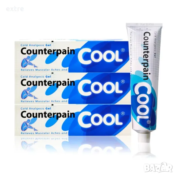 Гел CounterPain Cool Gel 120G за масаж и релакс, спортна активност, снимка 1