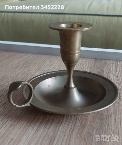 свещник бронз за ценители , снимка 1