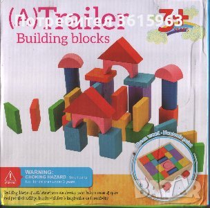 Замък от дървени кубчета, снимка 1