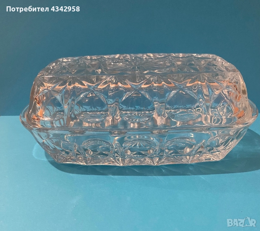 Henkel.France. Съд за масло. Кристал., снимка 1