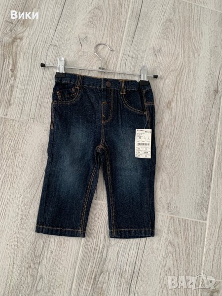 Бебешки дънки 12м нови с етикет, снимка 1