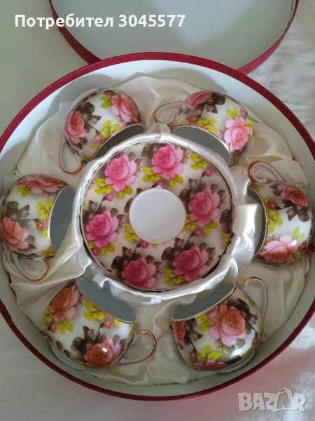 Порцелан японски Arti-M гейша Чаши Сервиз, снимка 1