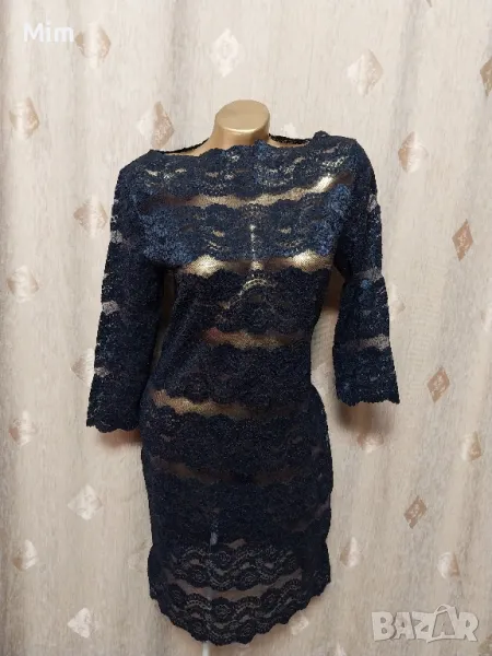 PBO M Черна дантелена рокля , снимка 1