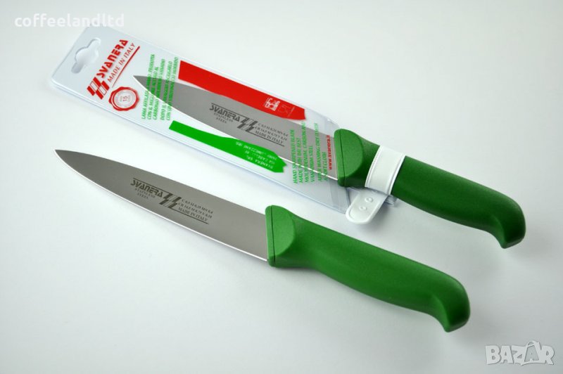 Нож за готвене 16см - 6520/Зелен, снимка 1