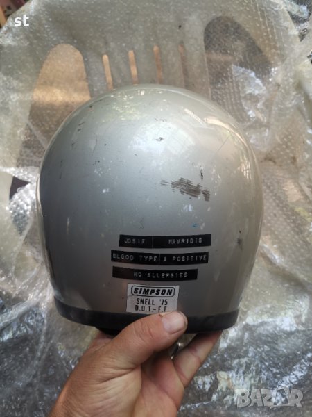 Ретро каска шлем Usa 70те , снимка 1