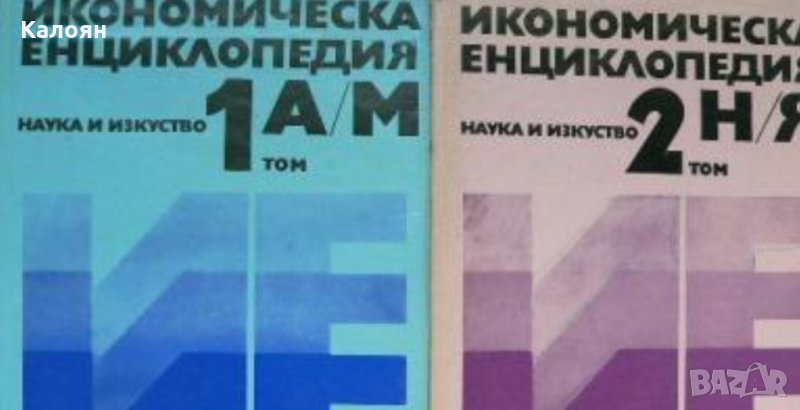 Икономическа енциклопедия в два тома. Том 1-2, снимка 1