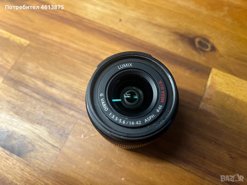 《TOP MINT》Panasonic Lumix G Vario 14-42mm f/3.5 -5.6 MEGA O.I.S. Lens JAPAN, снимка 1