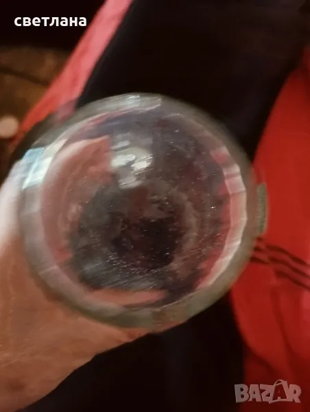 стъклена кана за вода вино и др, снимка 1