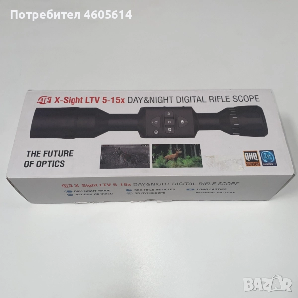 ATN X-Sight LTV 5-25x Прицел за лов, снимка 1