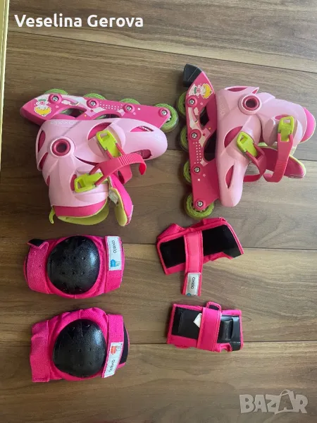 Ролери+чанта+наколенки+каска, снимка 1