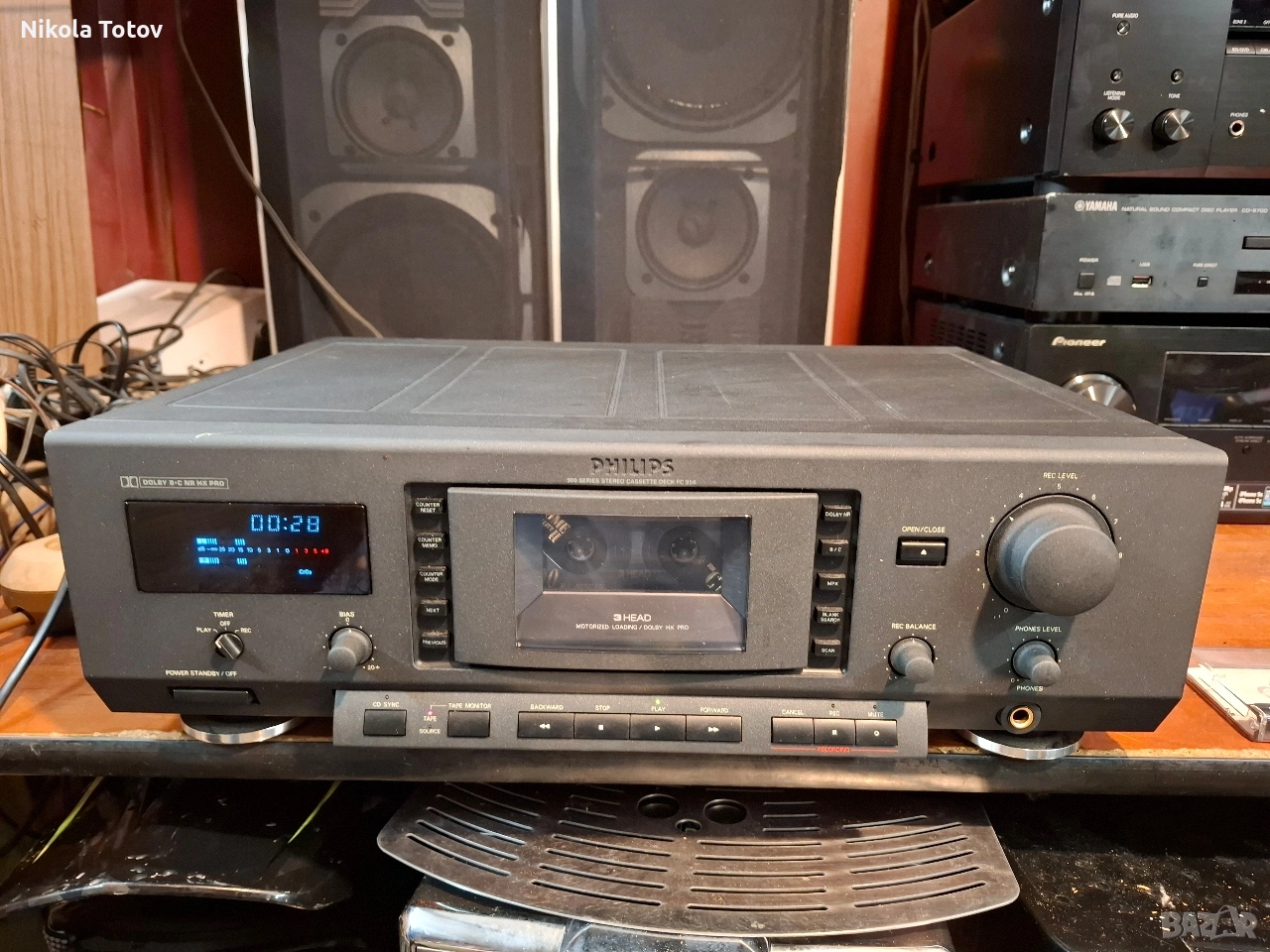 Продава се триглав дек Philips FC-950. , снимка 1