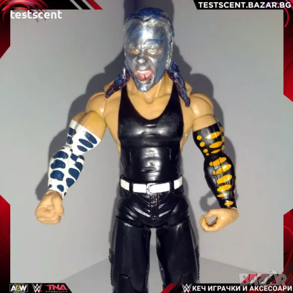 Екшън фигура WWE Jeff Hardy Deluxe Aggression Custom Джеф Харди Делюкс играчка, снимка 1