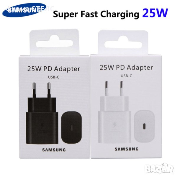 Оригинално зарядно устройство Samsung Super Fast Charging, 25W, C to C Cable , снимка 1