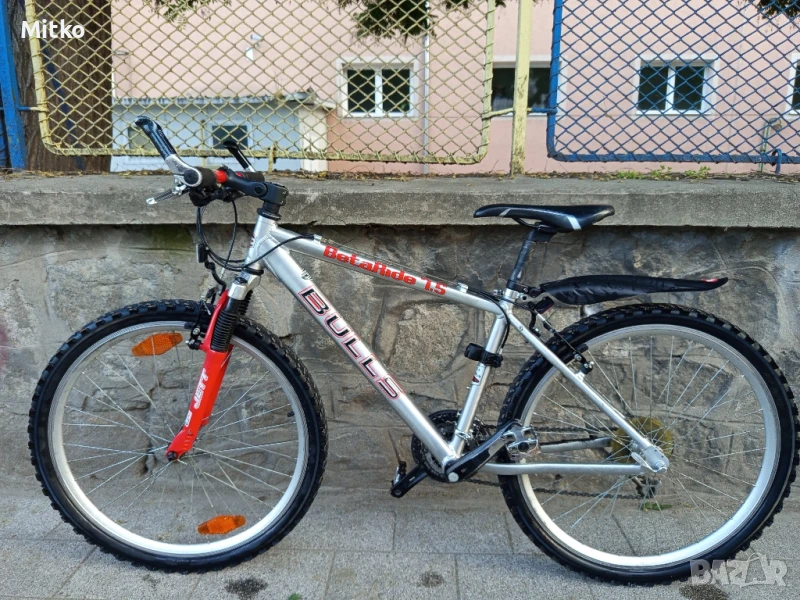 26 цола алуминиев велосипед с 21 скорости усилени капли амортисьори предни като нов , снимка 1
