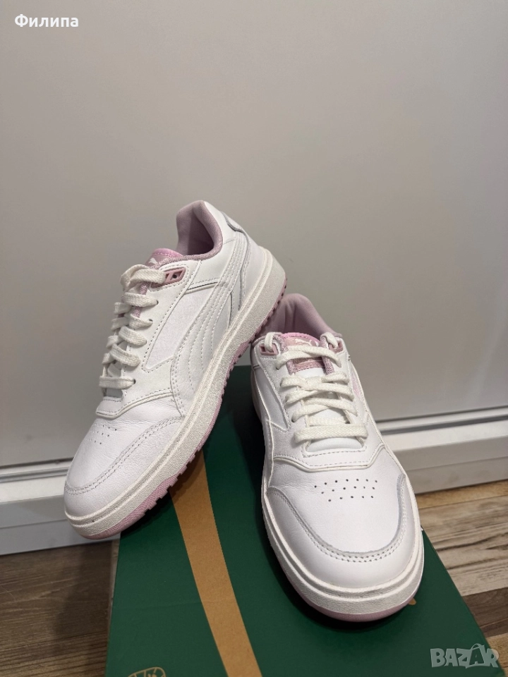 Сникърси Puma Doublecourt от естествена кожа, снимка 1